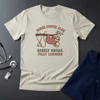 Nurse Coffee Club Tee — "Barely Awake, Fully Licensed" Funny Nurse Shirt - YOUSTOMIZE