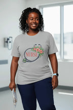 Nurse Floral T-Shirt — Best Gift for Nurse - YOUSTOMIZE