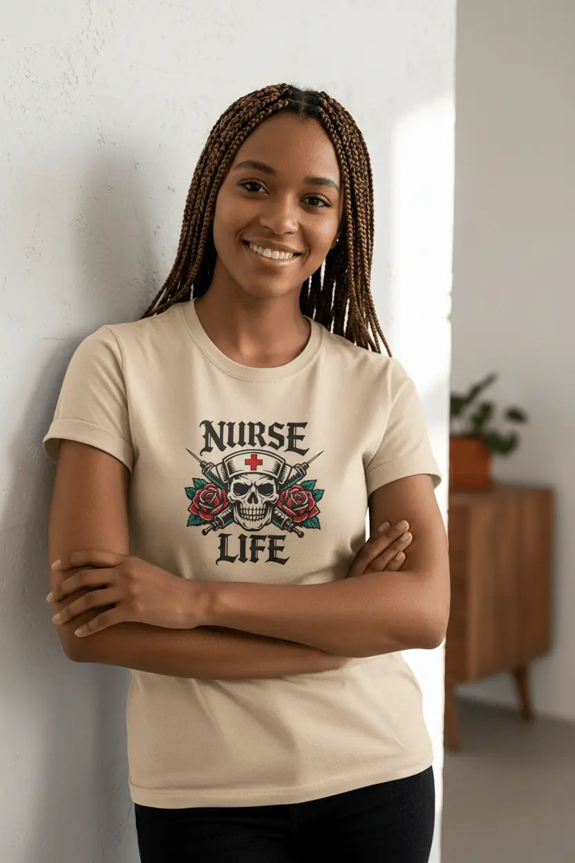 Nurse Life Skull - Braided Female