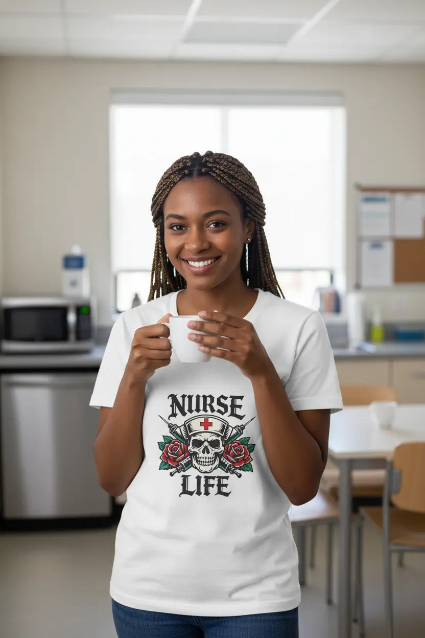 Nurse Life Skull - Break Room