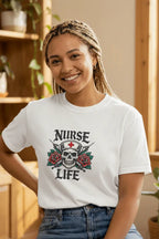 Nurse Life Skull - Female White 2