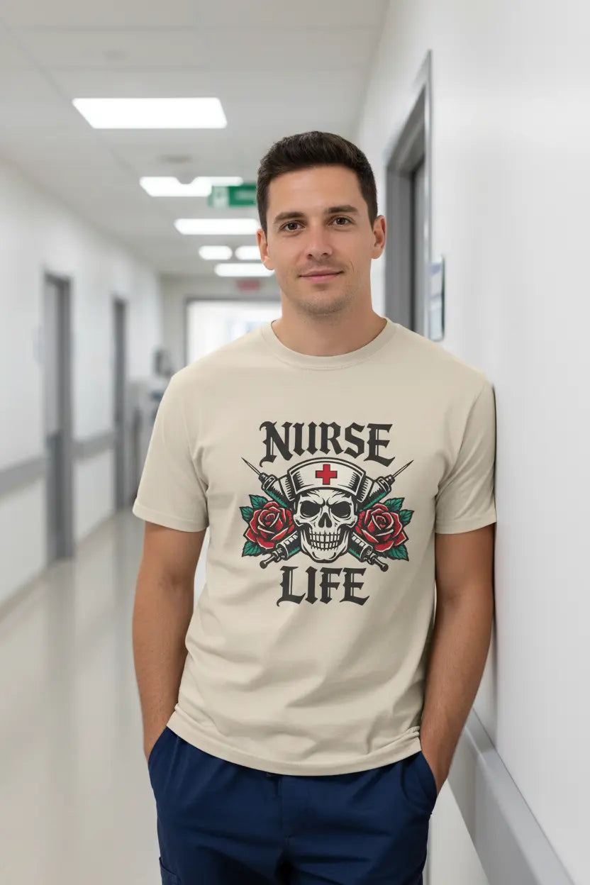 Nurse Life Skull - Hospital Wall