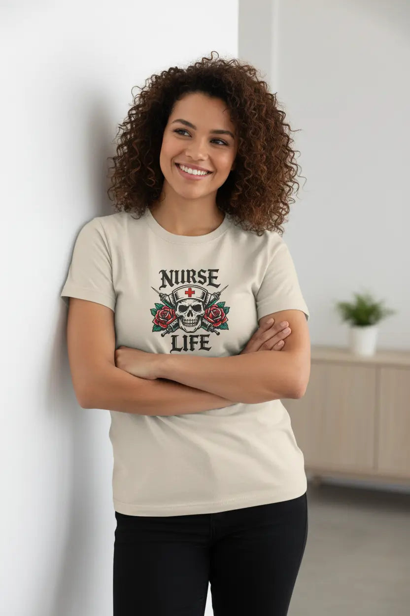 Nurse Life Skull - Natural Female