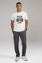 Nurse Life Skull - White Male