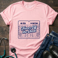 Nurse Mom Never Off the Clock Tee - Light Pink / S | YOUSTOMIZE