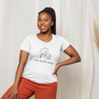 Nurse Mom T-Shirt — Minimalist Line Art Mother & Baby Tee-Navy / XS-YOUSTOMIZE