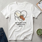 Nurse Mom T-Shirt — "My Heart Is Big Enough For Both" - Sport Grey / XS YOUSTOMIZE