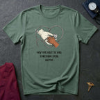 Nurse Mom T-Shirt — "My Heart Is Big Enough For Both" - Sport Grey / XS YOUSTOMIZE