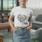 Nurse Mama Floral Stethoscope T-Shirt — Nurse Mom Gift Tee