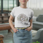 RN Mom T-Shirt — Nurturing the Human Heart Floral Design