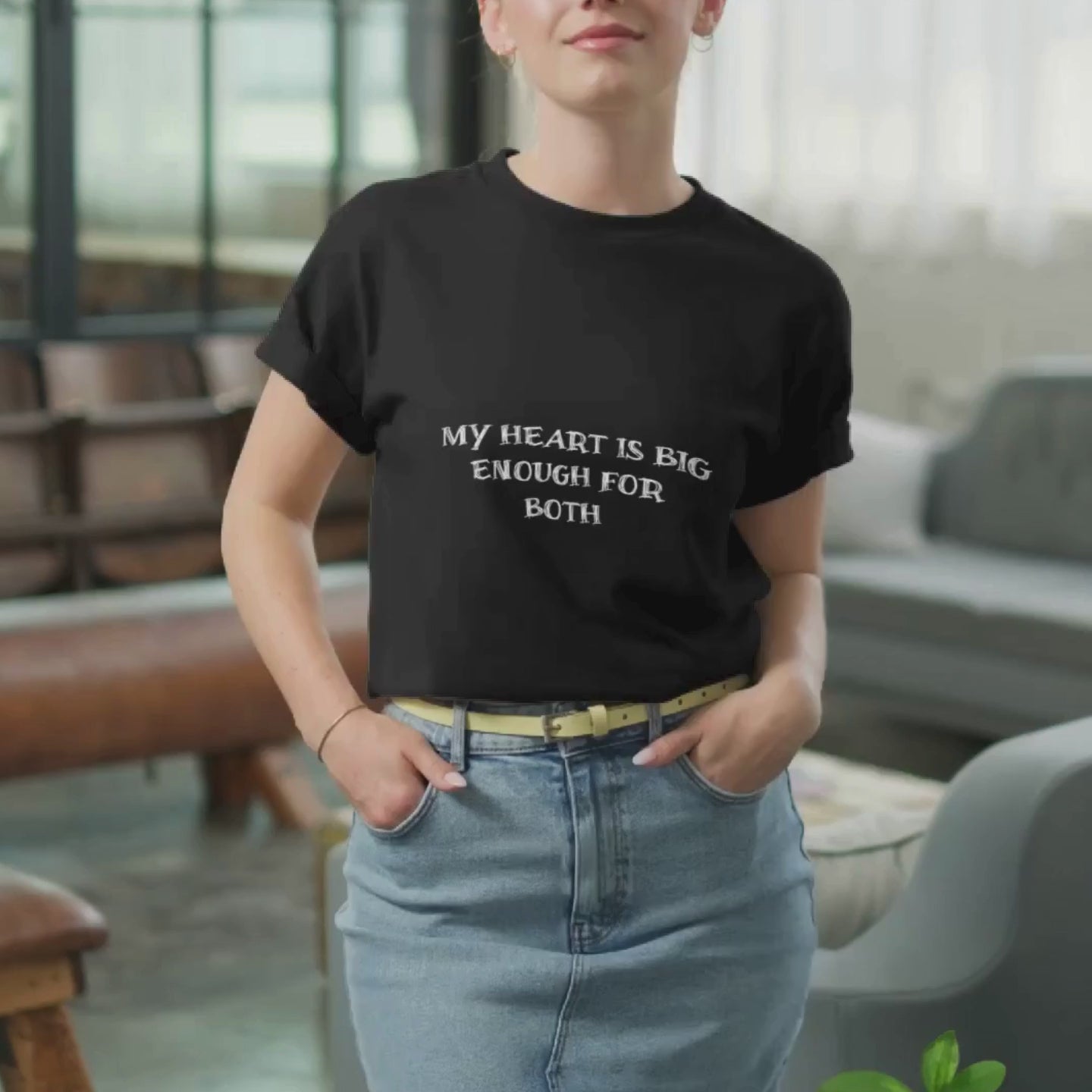 My Heart Is Big Enough For Both Nurse Mom T-Shirt