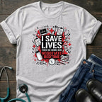 Save Lives Then Negotiate Bedtime Nurse Mom Tee - Sport Grey / XS | YOUSTOMIZE