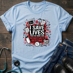 Save Lives Then Negotiate Bedtime Nurse Mom Tee - Sport Grey / XS | YOUSTOMIZE