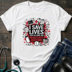 Save Lives Then Negotiate Bedtime Nurse Mom Tee - Sport Grey / XS | YOUSTOMIZE
