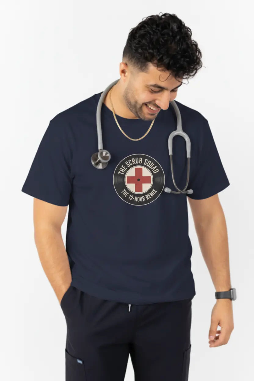 Scrub Squad - Male Curly Hair