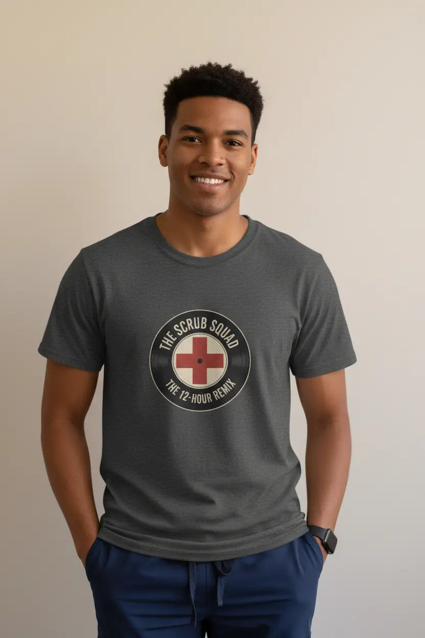 Scrub Squad - Male Dark Heather