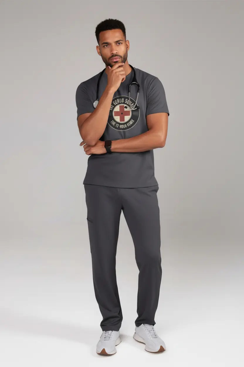 Scrub Squad - Male Sport Grey