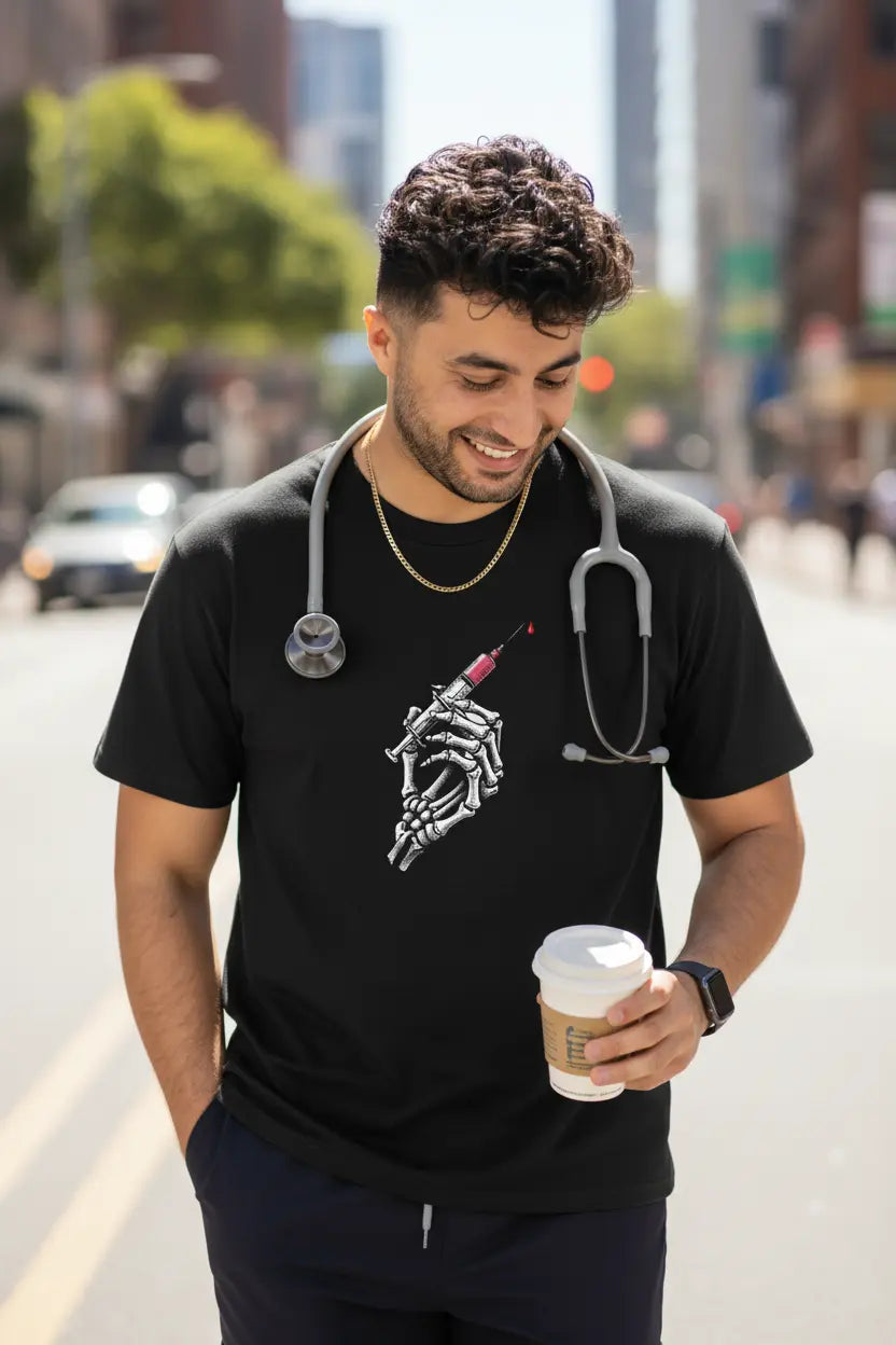 Skeleton Tee — Model 4 Outdoor