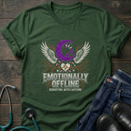 Skull Moon Wings Gothic Nurse Dark Aesthetic Tee - Natural / S | YOUSTOMIZE