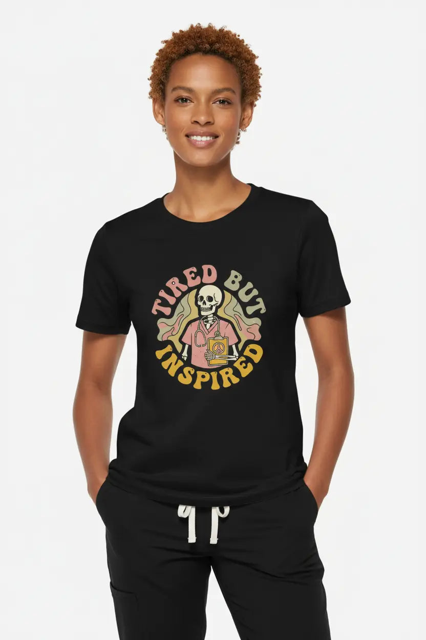 Tired But Inspired - Black