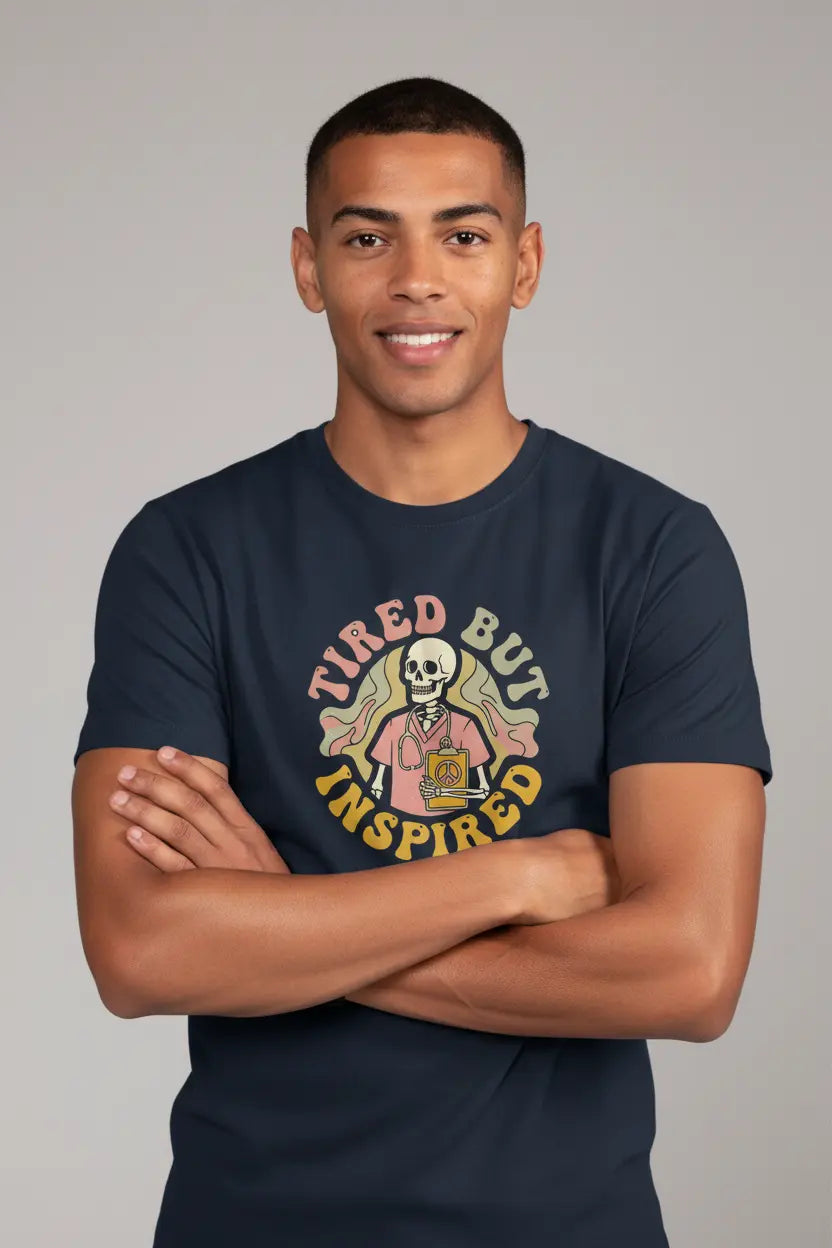 Tired But Inspired - Male Navy