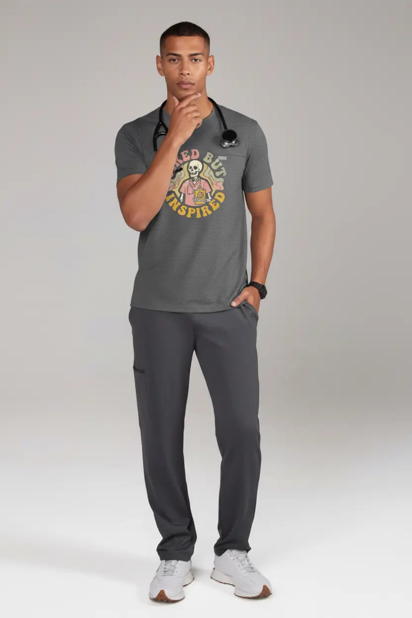 Tired But Inspired - Male Sport Grey